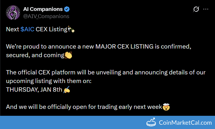 AI Companions Exchange Listing