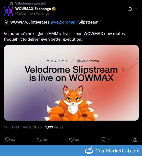 Velodrome Finance Wowmax Integration