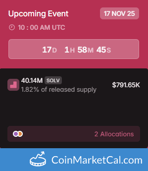 Solv Protocol 40.14MM Token Unlock