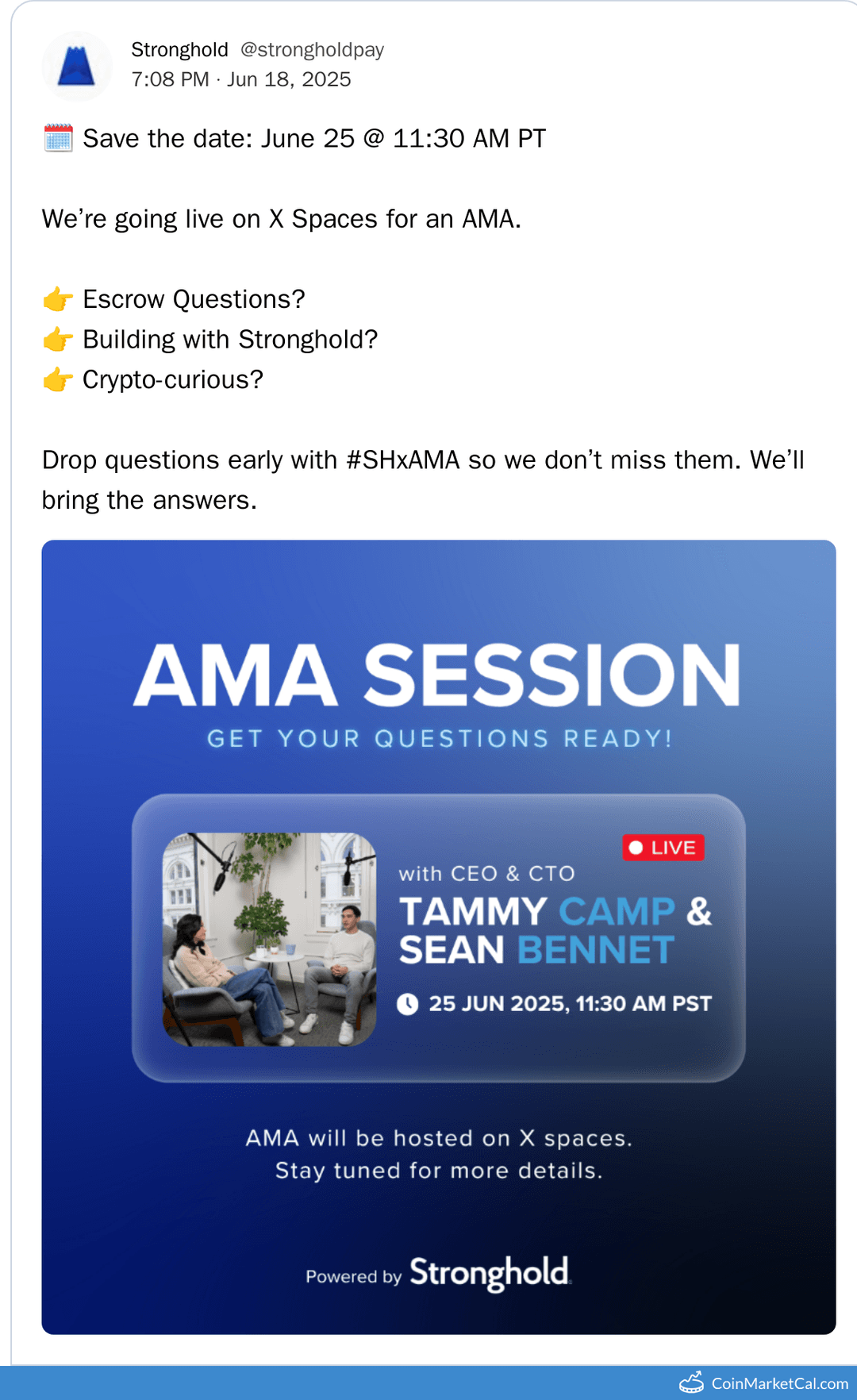 Stronghold AMA Session