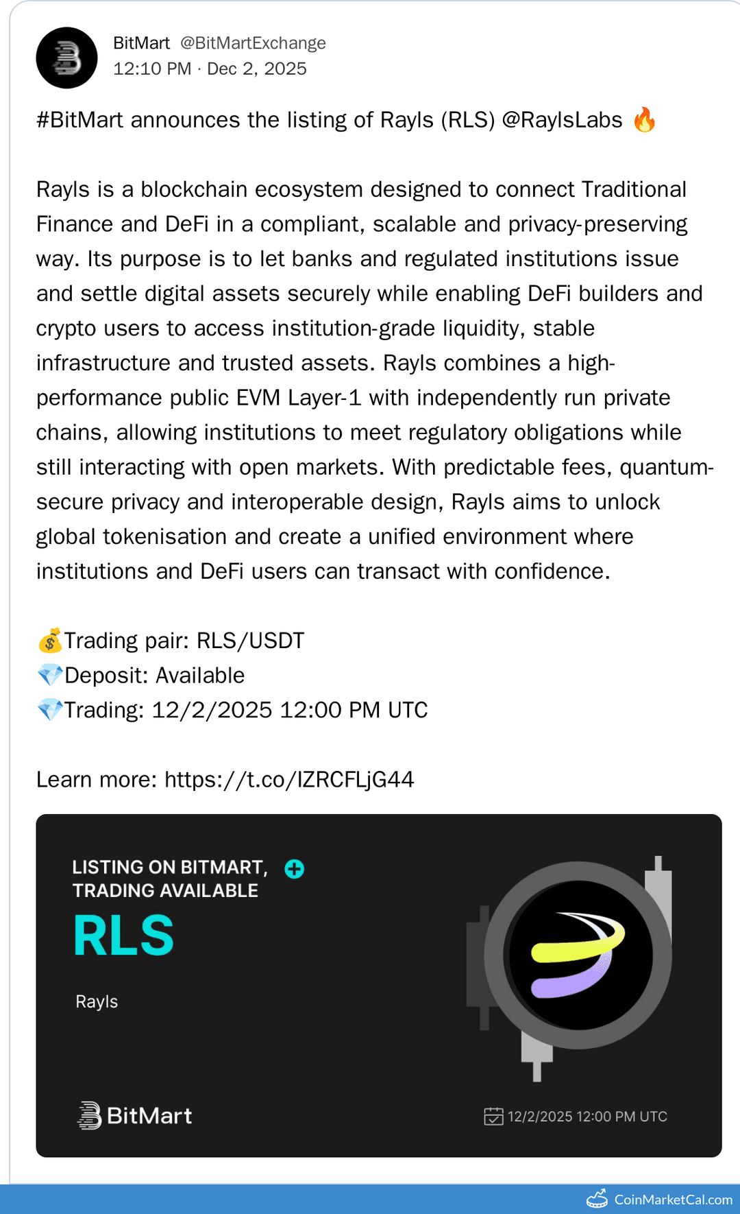 BitMart BitMart Listing