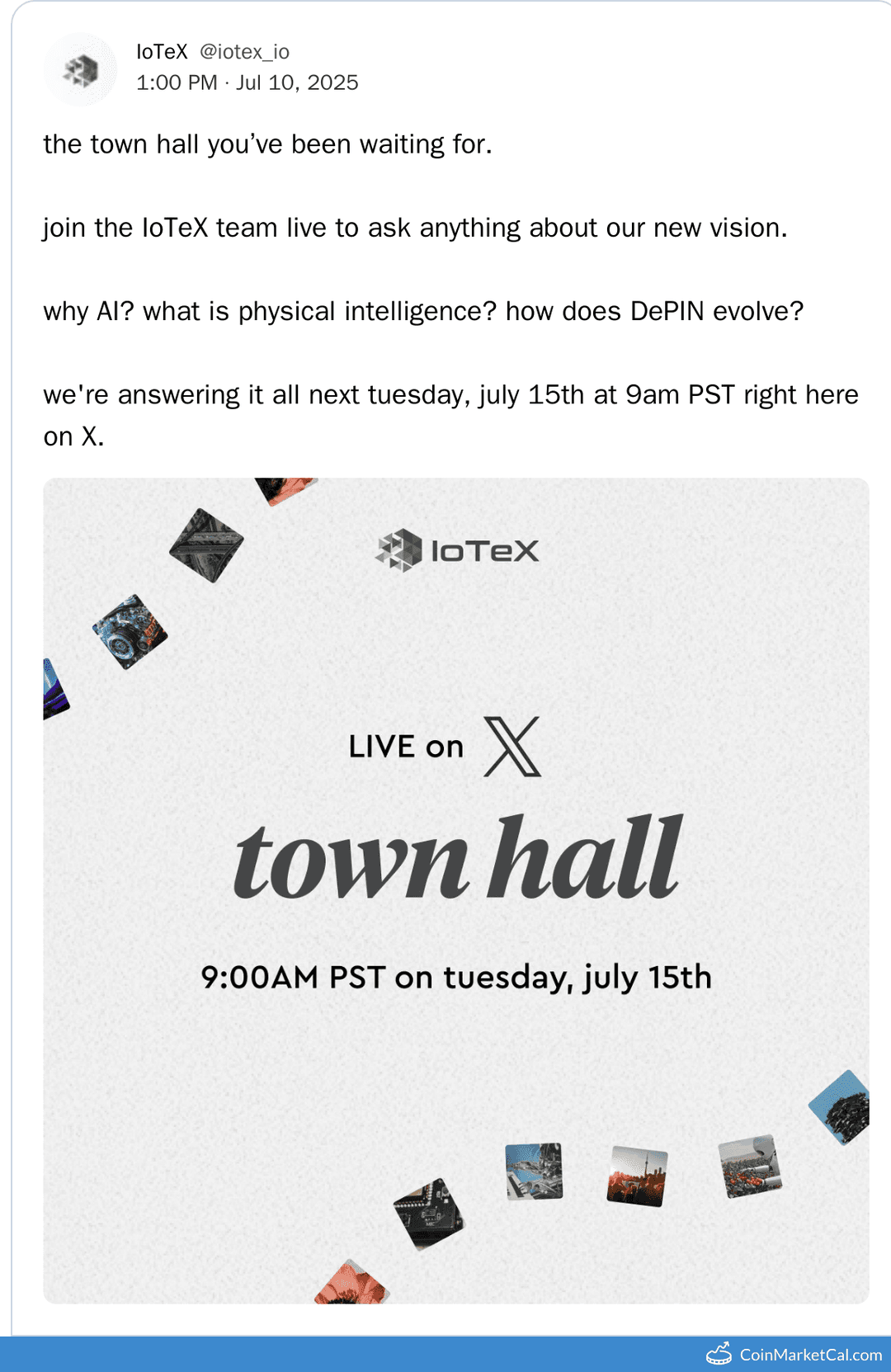 IoTeX Town Hall: Vision Unveiled