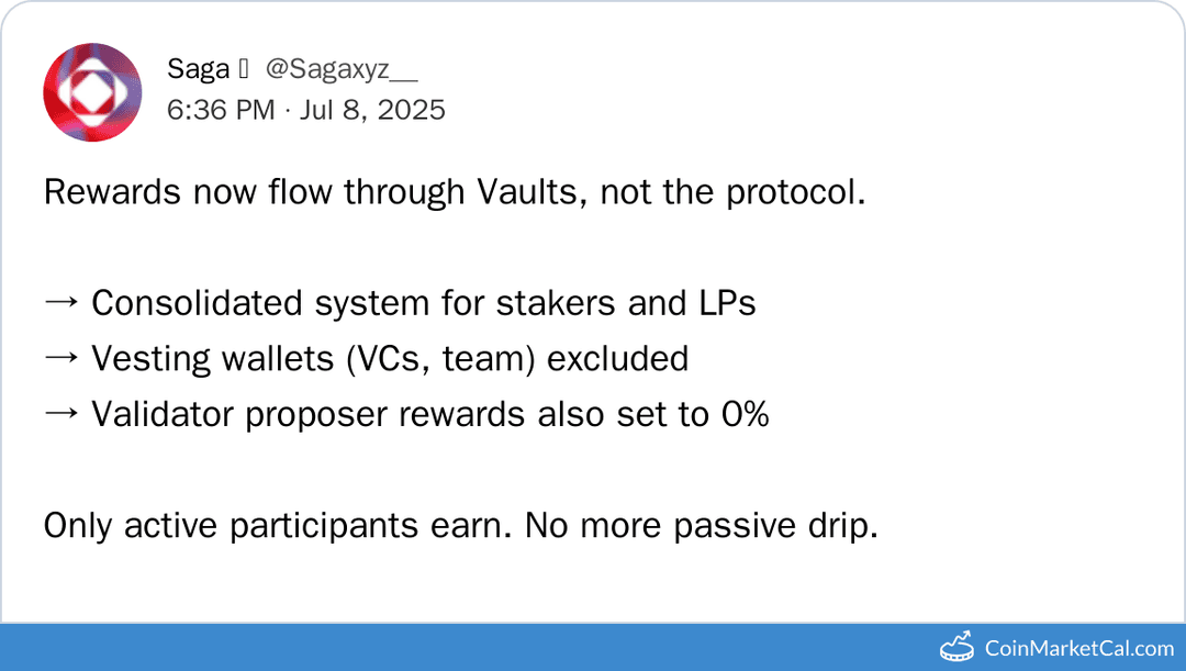 Saga Governance Proposal 21 Vote