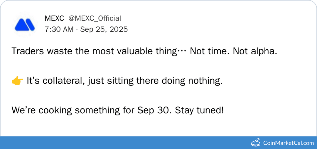 MEXC New Product Announcement