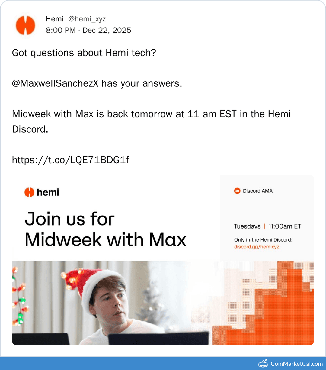 Hemi Midweek with Max AMA