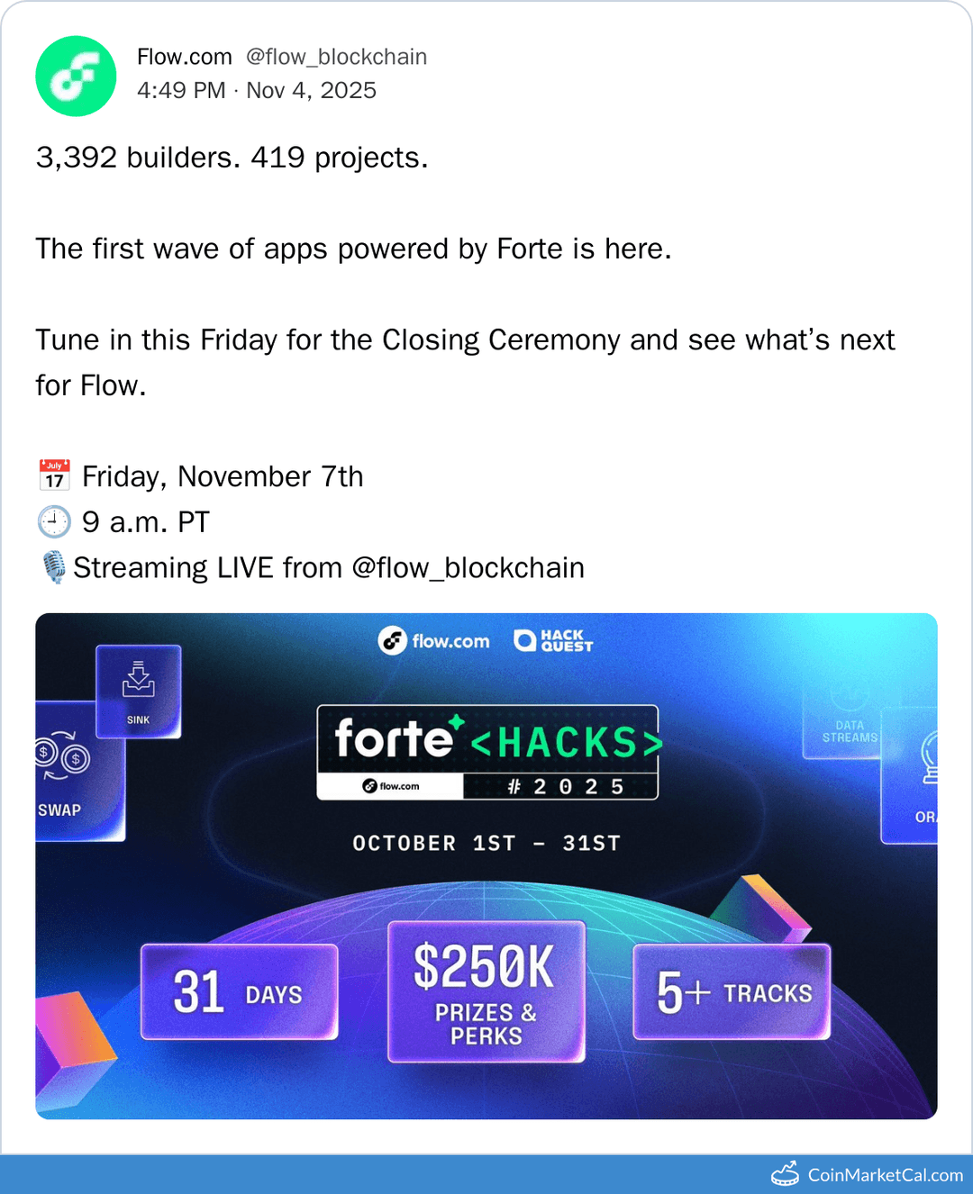 Flow Closing Ceremony