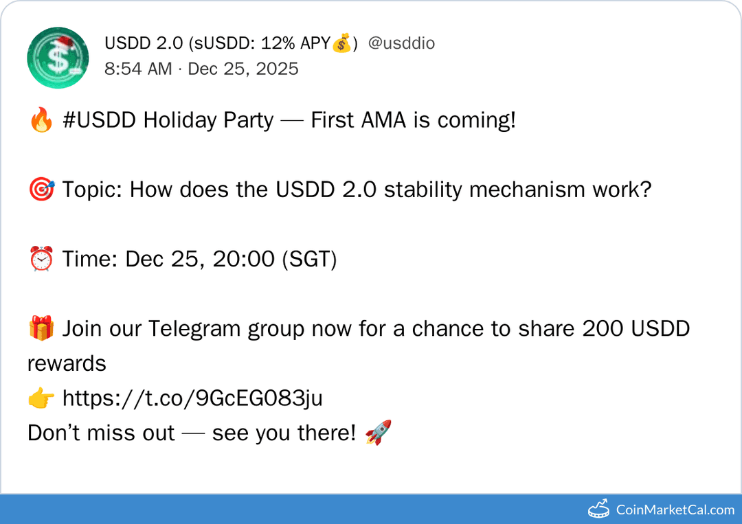 USDD Stability Mechanism AMA