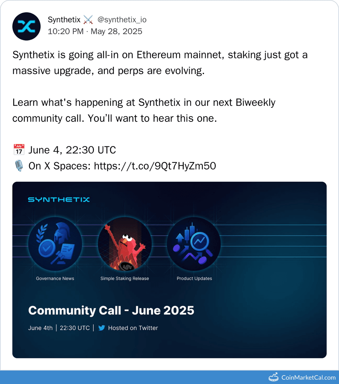 Synthetix Community Call