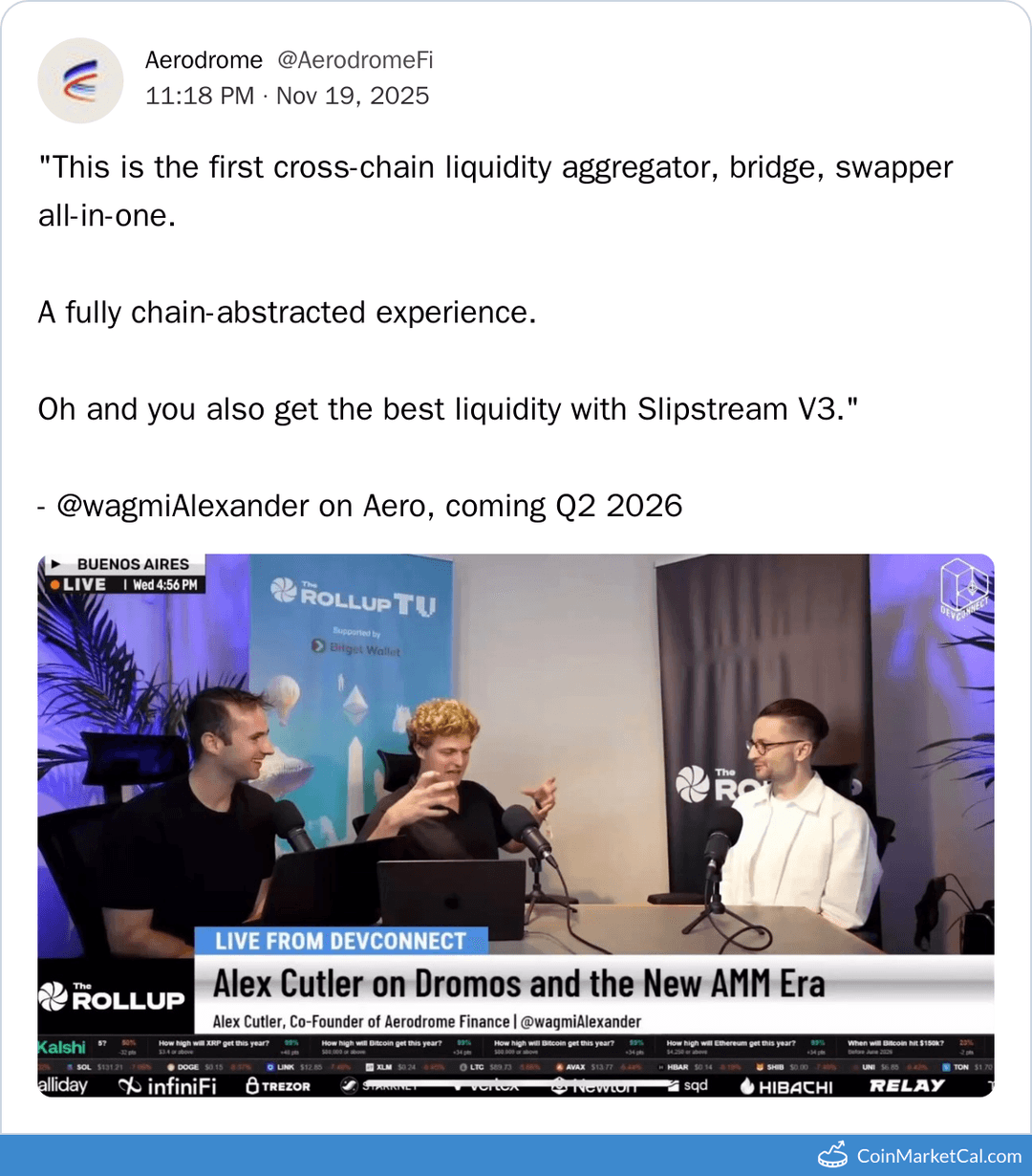 Aerodrome Finance Aero Release