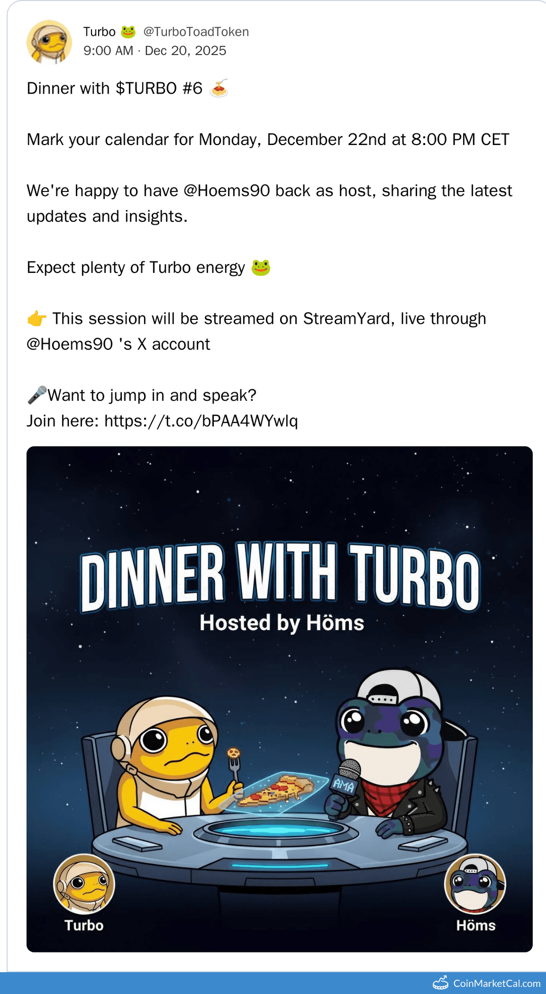Dinner with Turbo #6 by Turbo Team