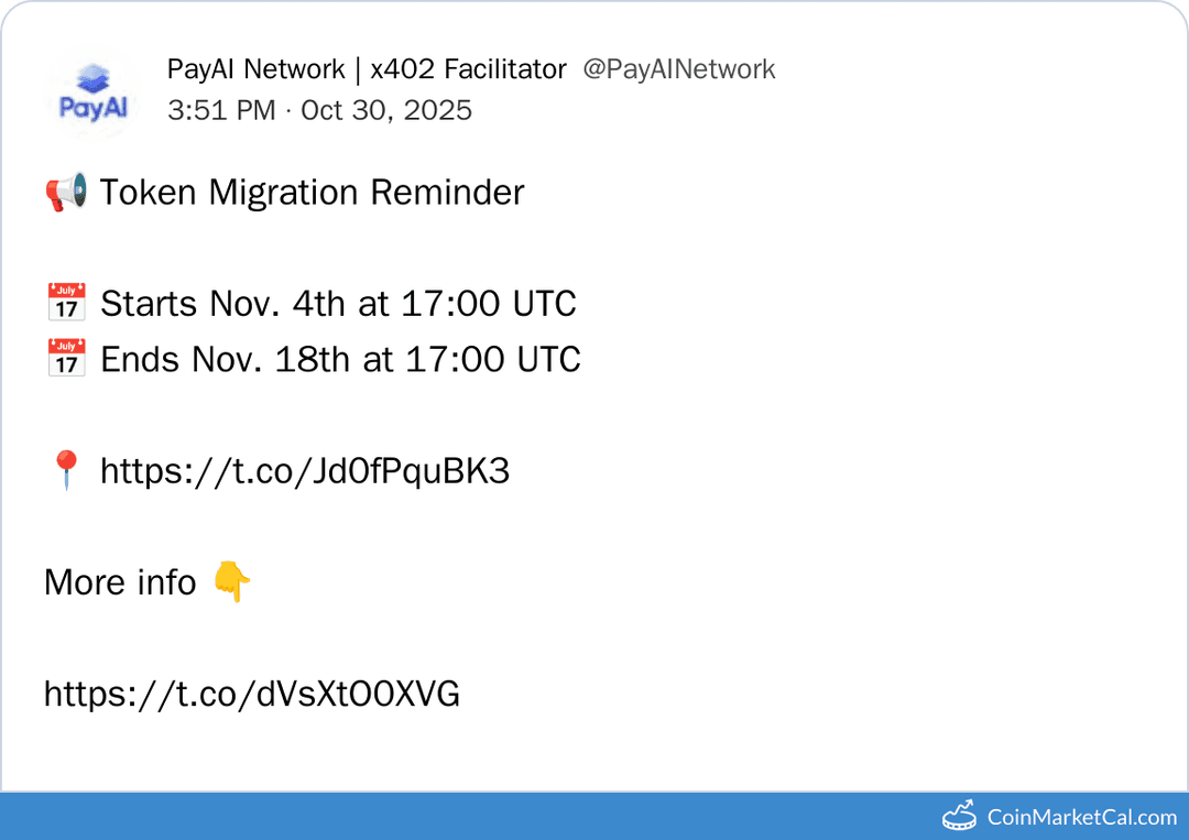 PayAI Network Token Migration