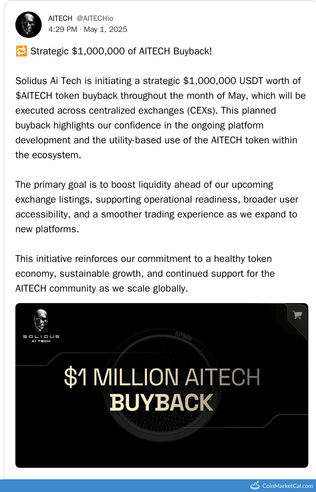 AITECH Token Buyback Program