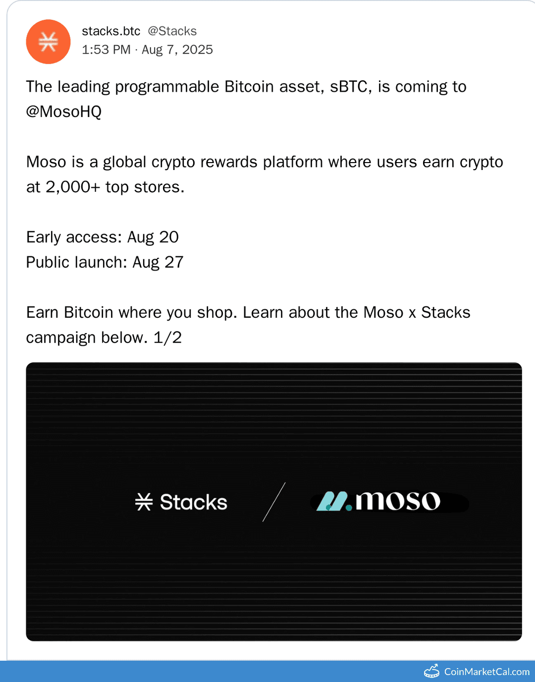 sBTC Early Access Launch