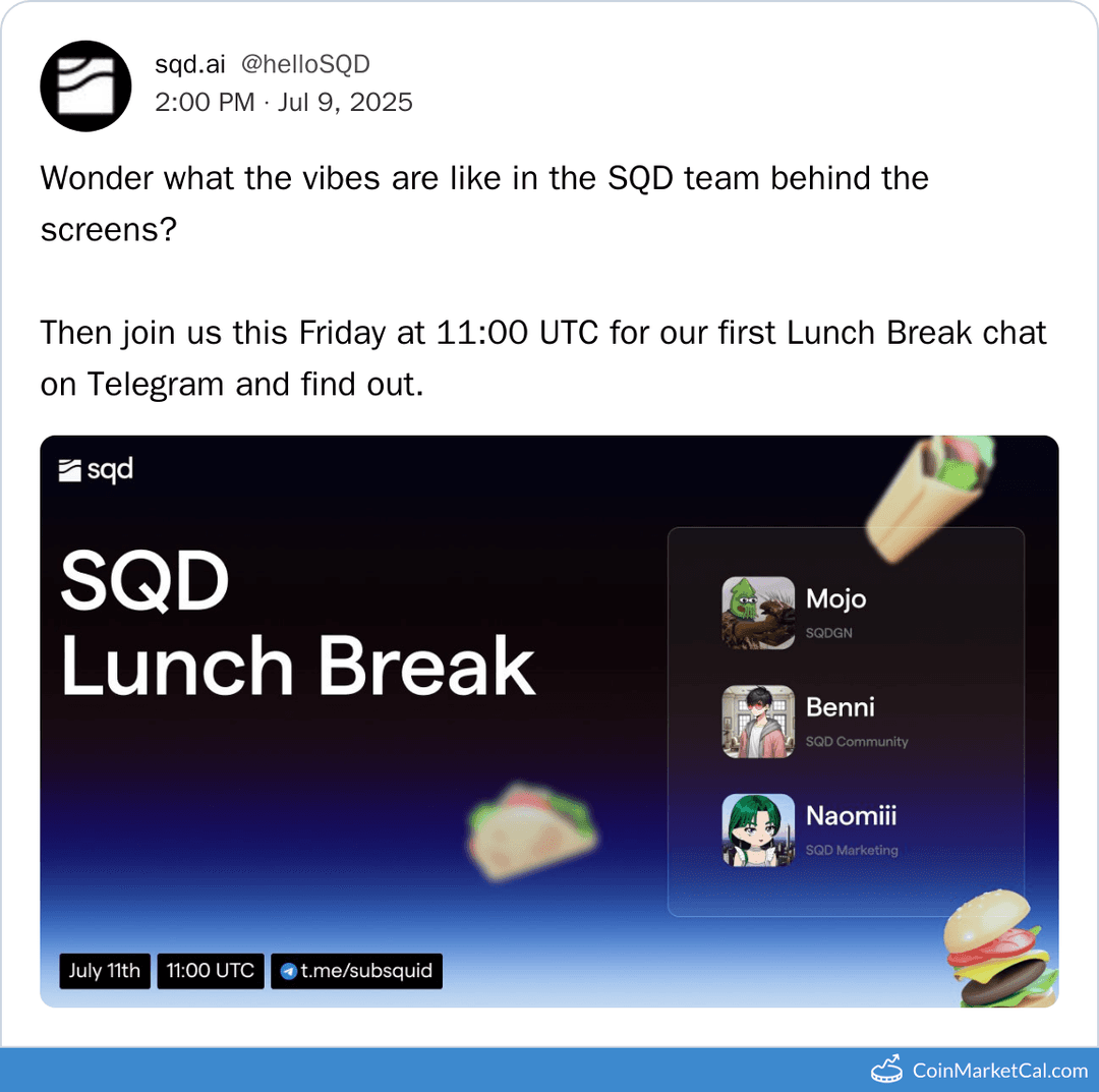 SQD Lunch Break AMA