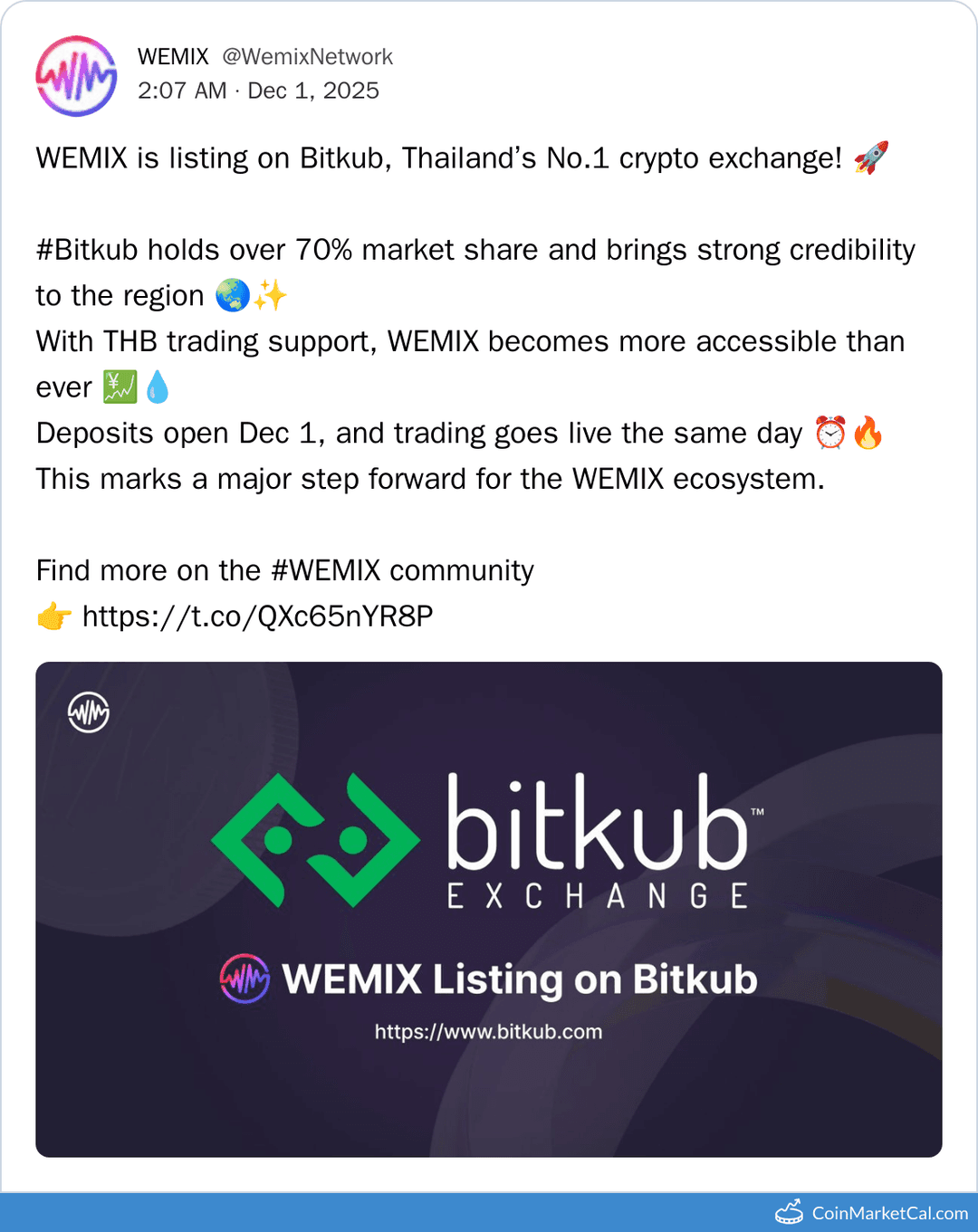 Bitkub Listing