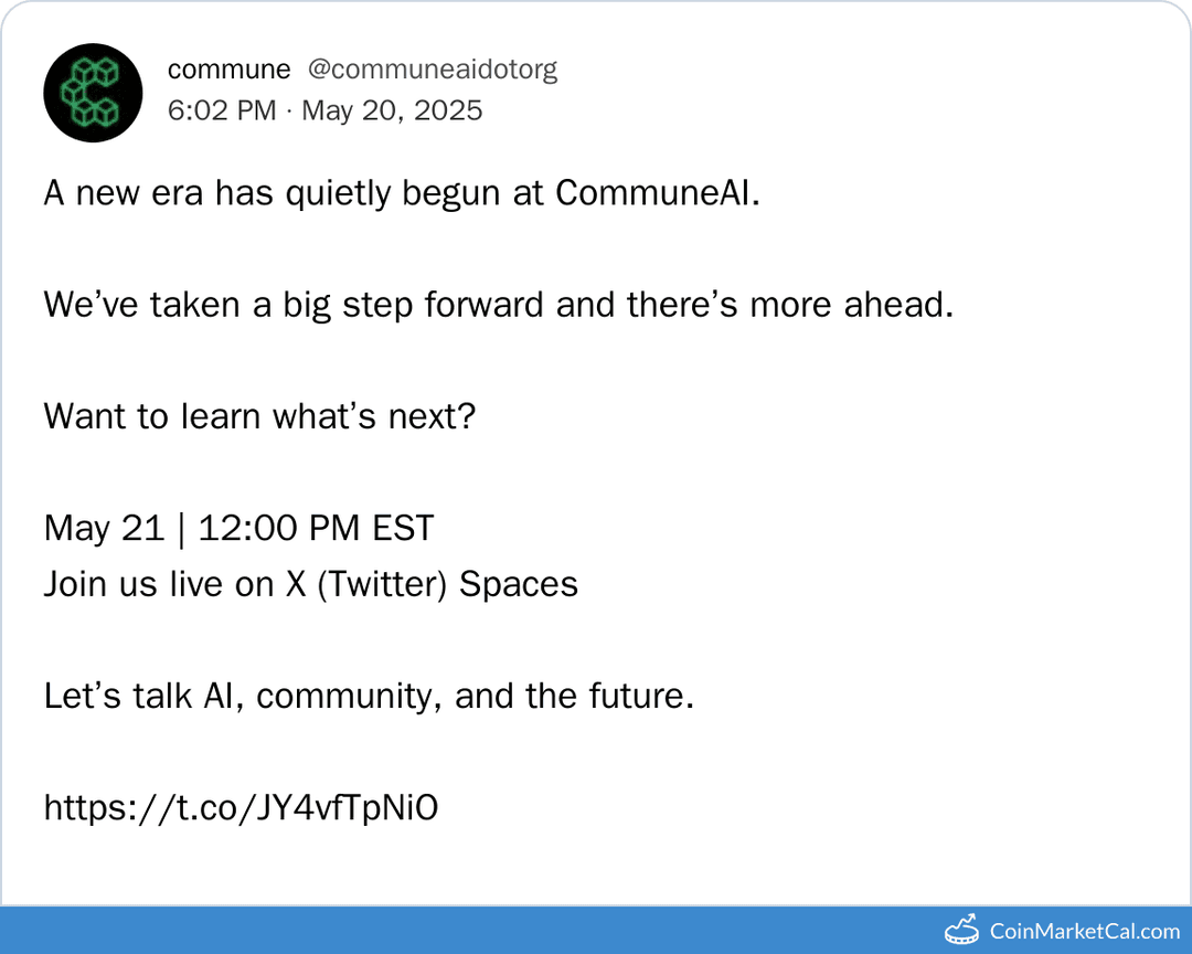 CommuneAI X Spaces AMA: Unveiling the Future of Decentralized AI