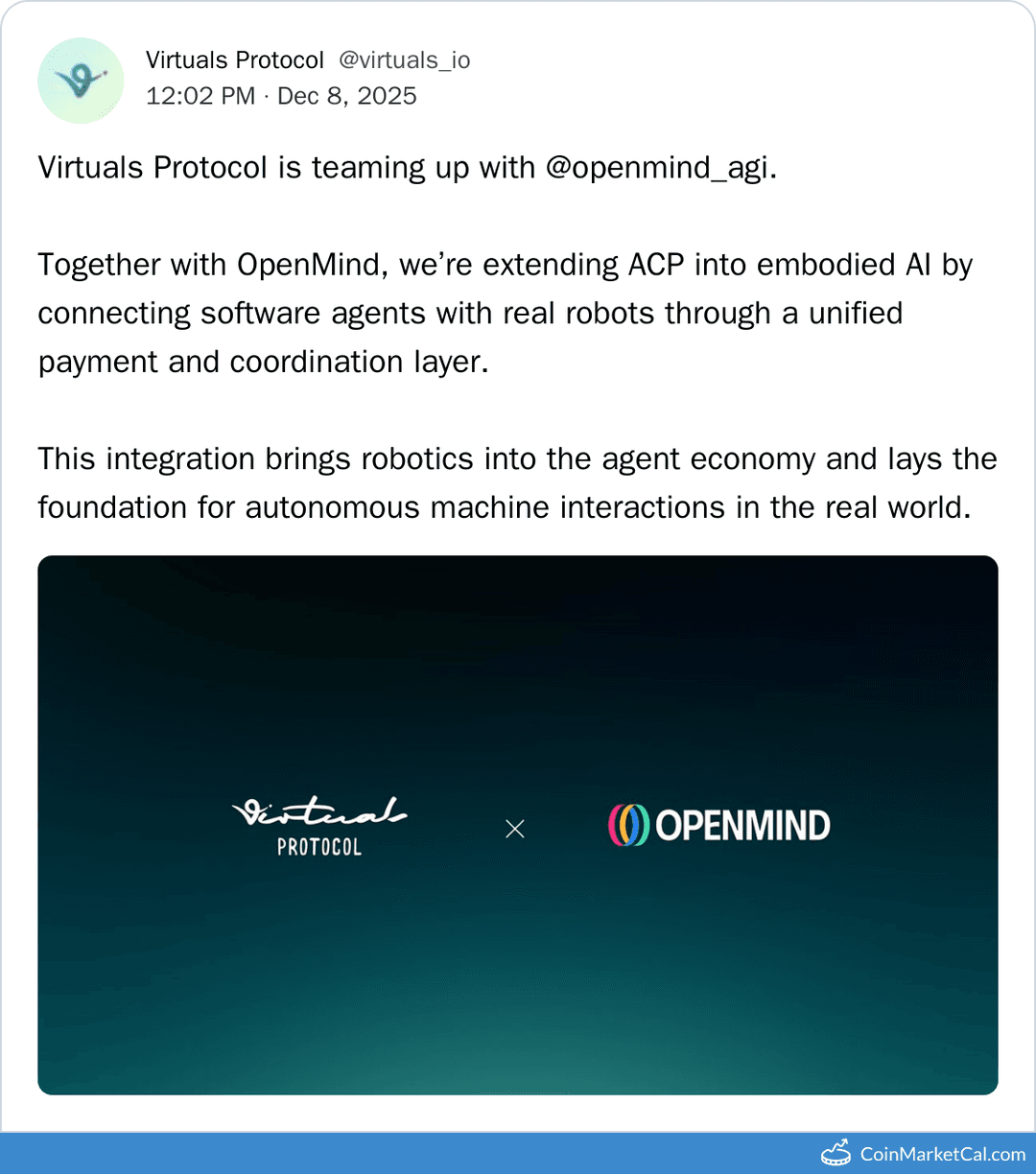Virtuals Protocol OpenMind Partnership