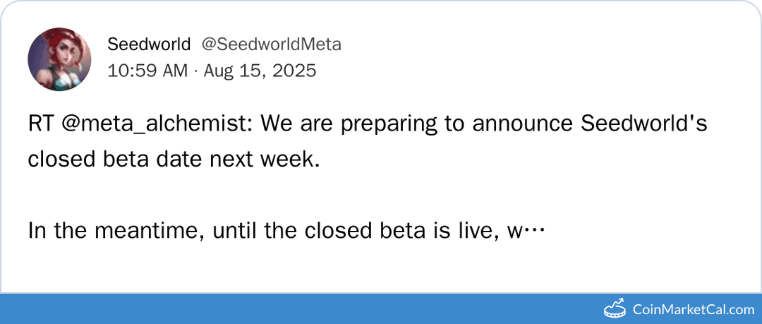 Seedworld Closed Beta Announcement