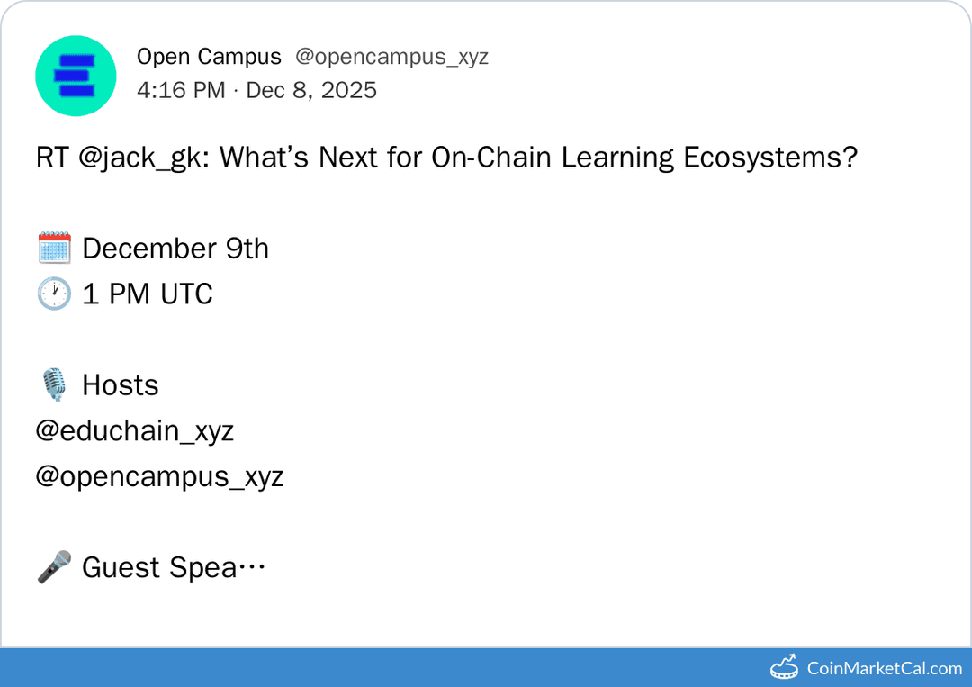 Alephium On-Chain Learning Call