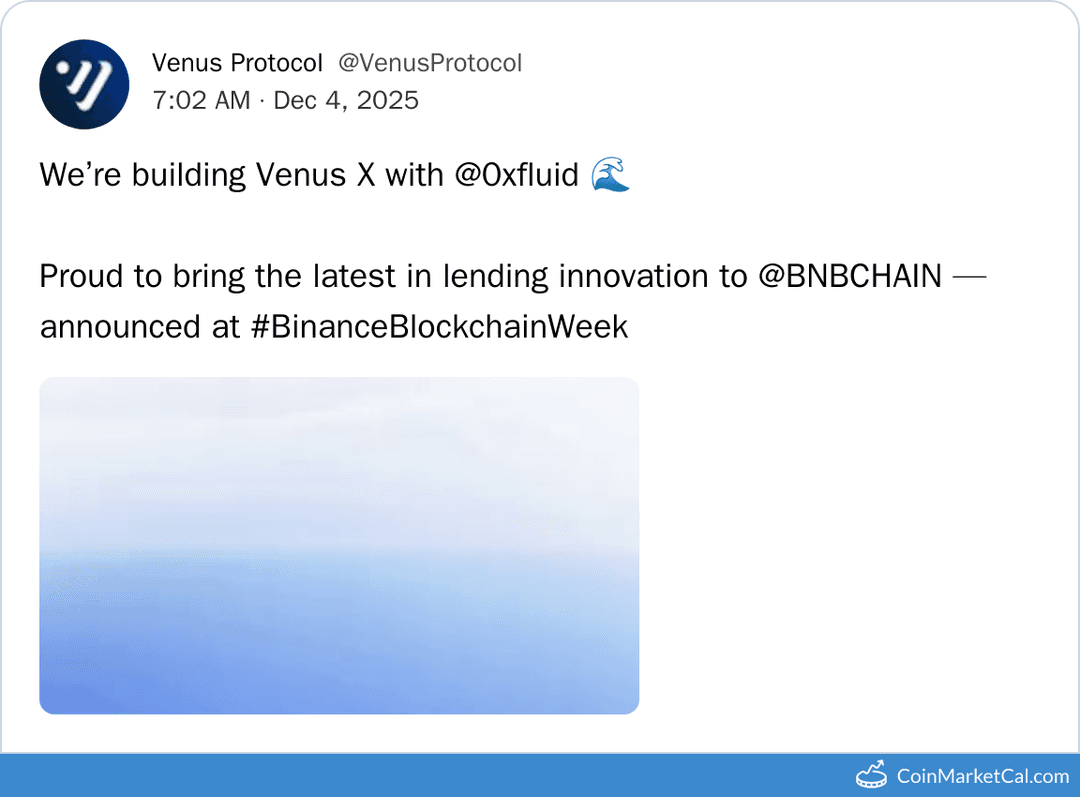 Venus Protocol Venus X & Fluid Release
