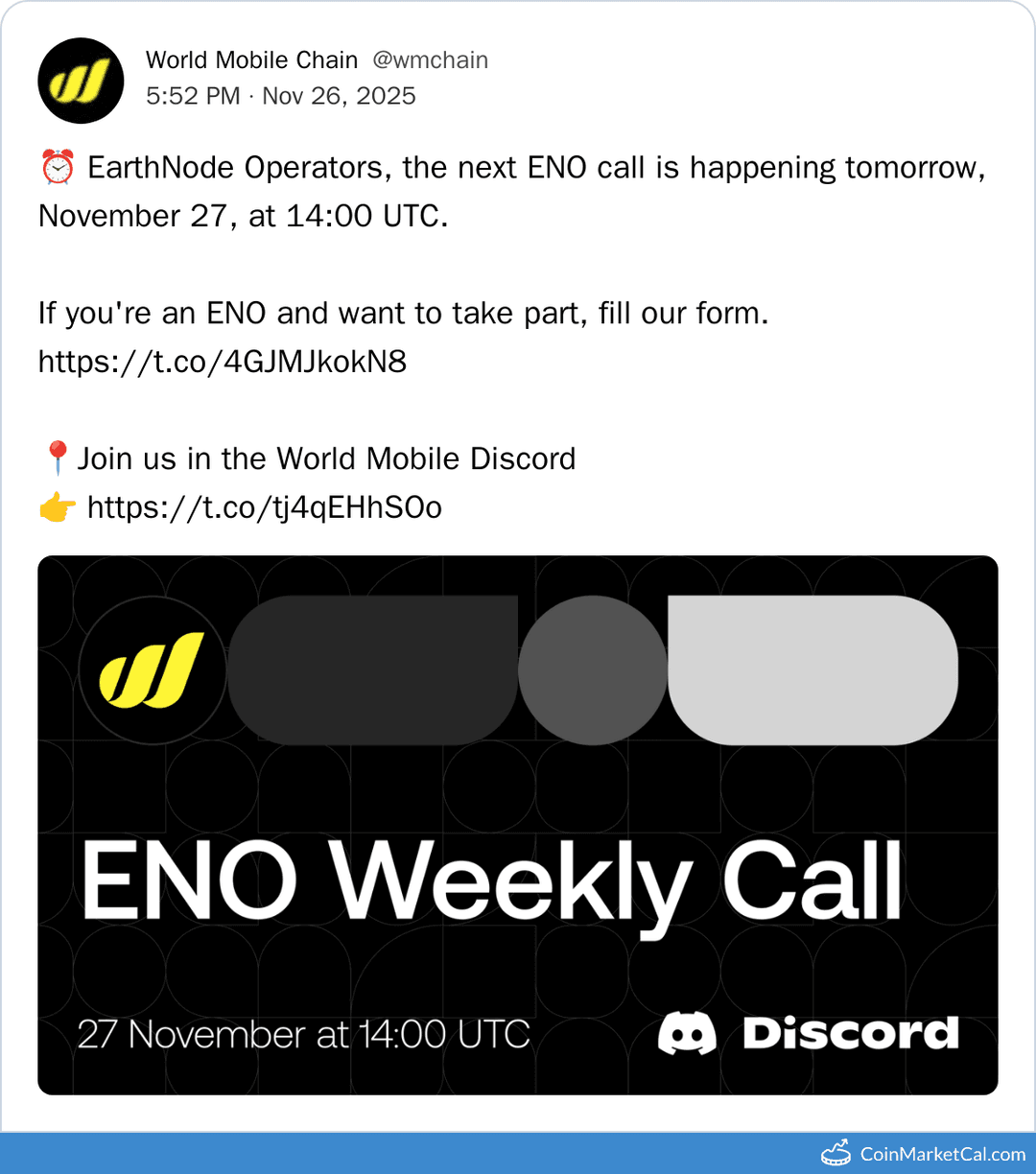 World Mobile Chain ENO Community Call