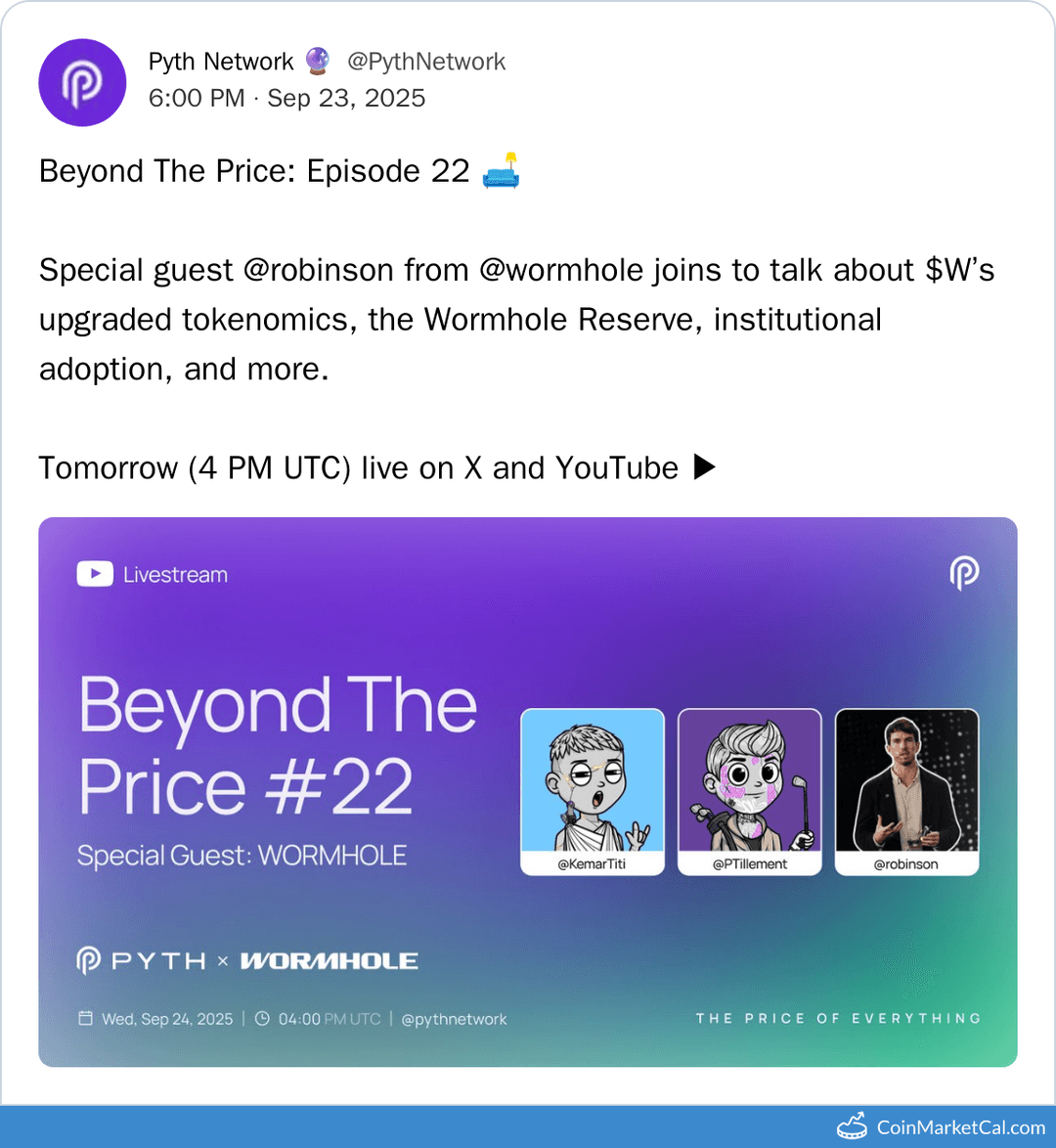 Wormhole Team Update - Tokenomics & Institutional Adoption