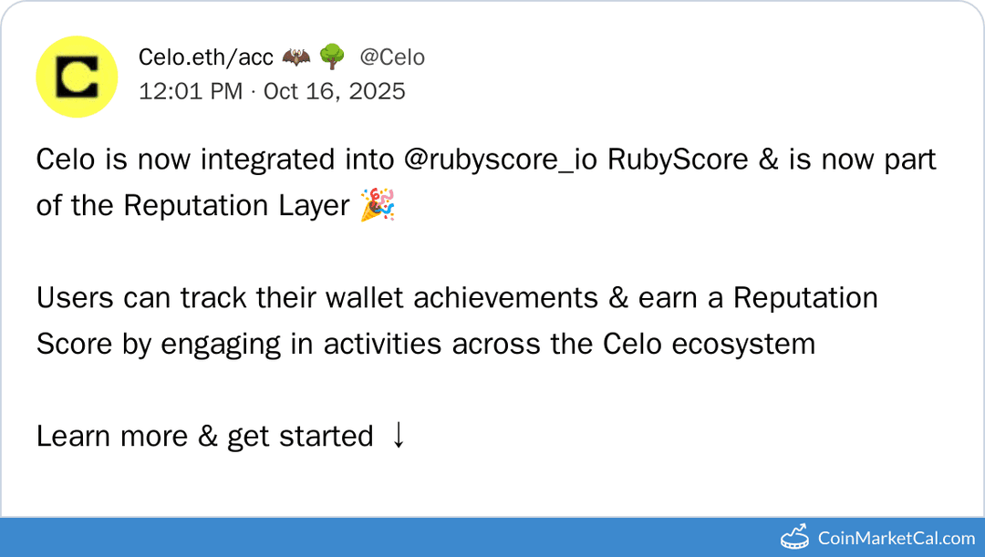Celo RubyScore Integration