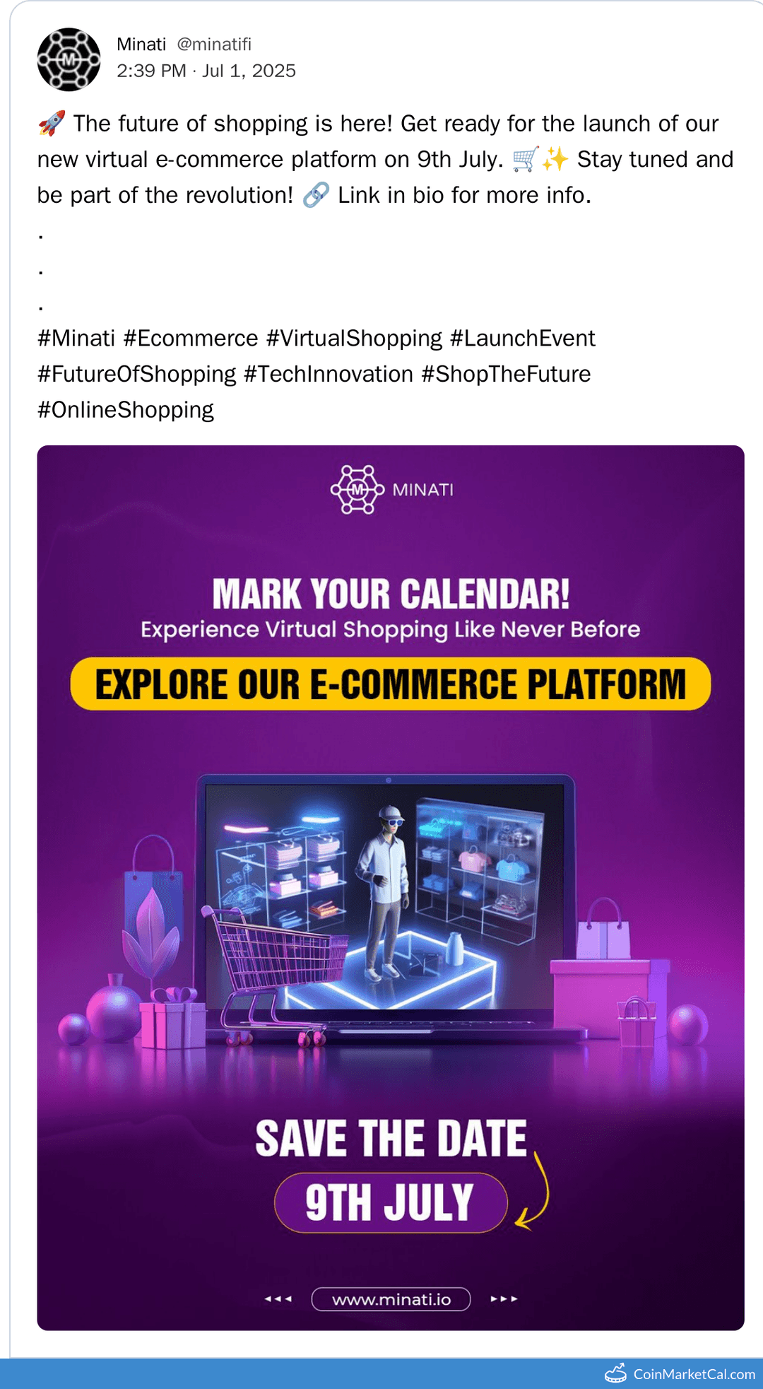 Minati Virtual E-Commerce Platform Launch