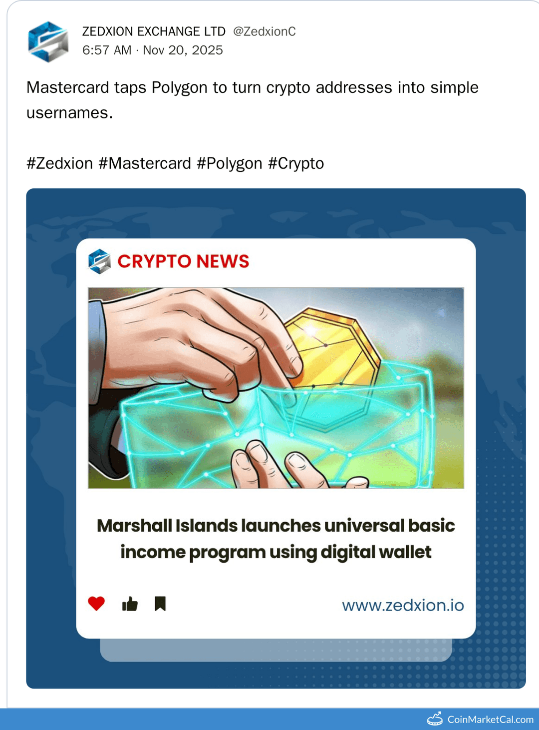 Zedxion Mastercard Partnership