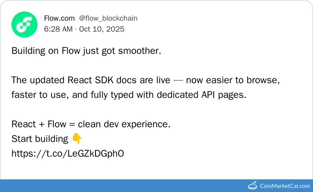 Flow React SDK Docs Update