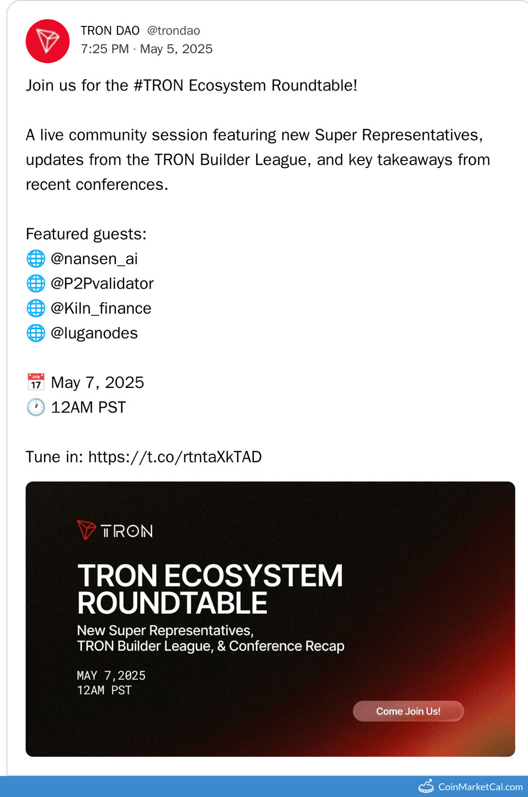 TRON Ecosystem Roundtable