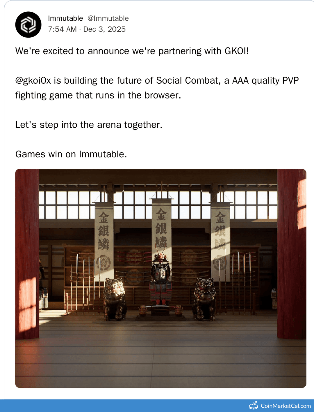 Immutable GKOI Partnership