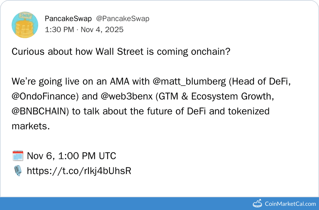 Wall Street Onchain AMA
