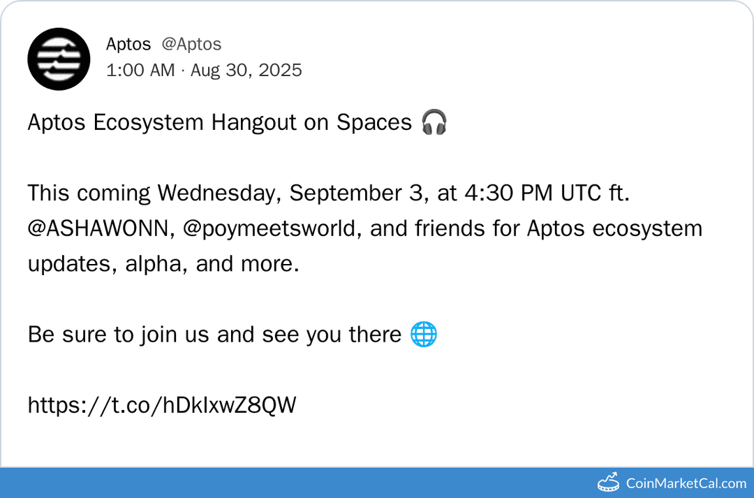 Aptos Ecosystem Hangout