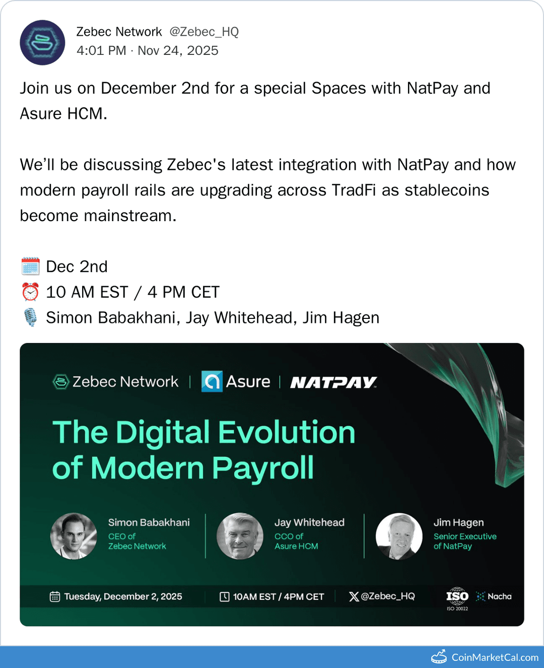 Zebec Network NatPay Talk