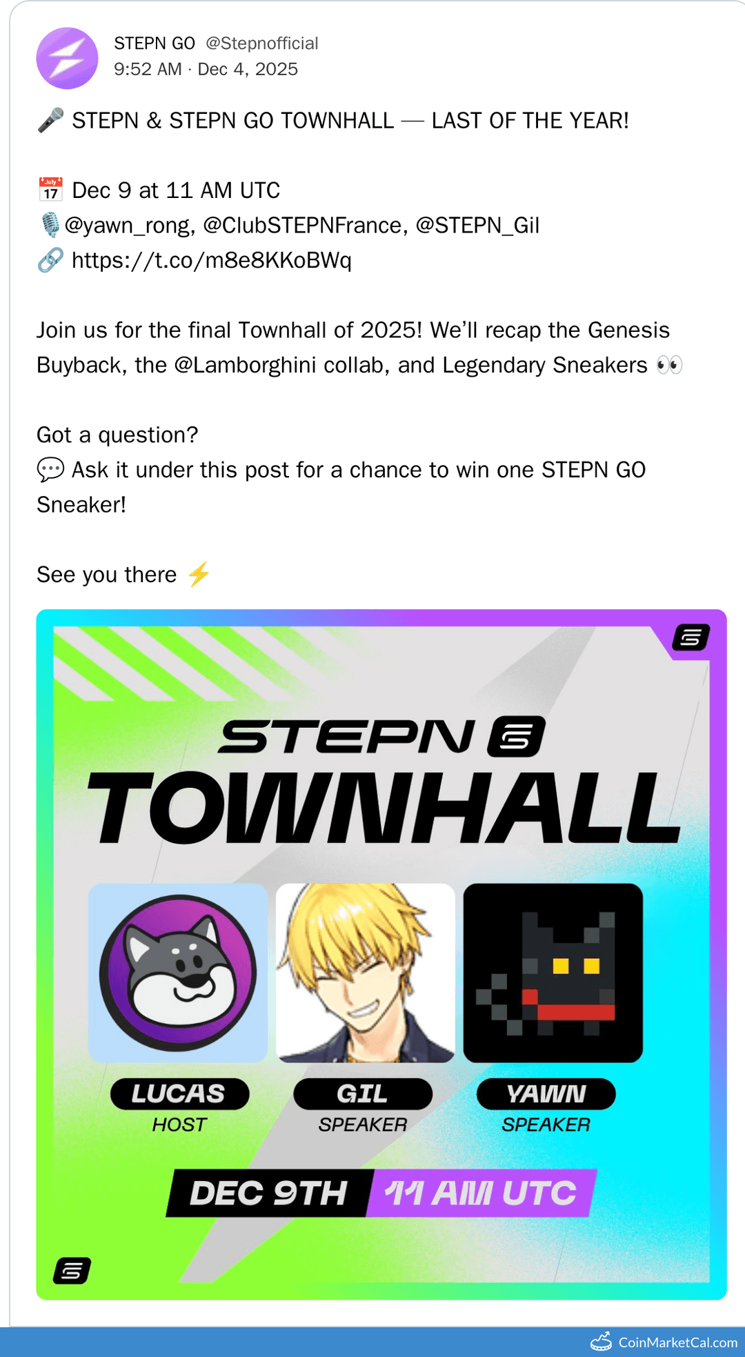 Go Game Token Townhall Recap