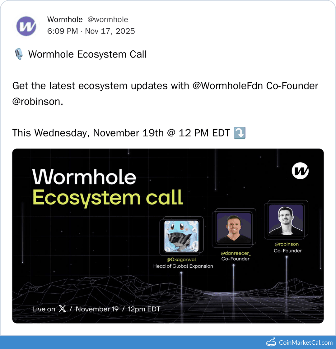 Wormhole Ecosystem Call