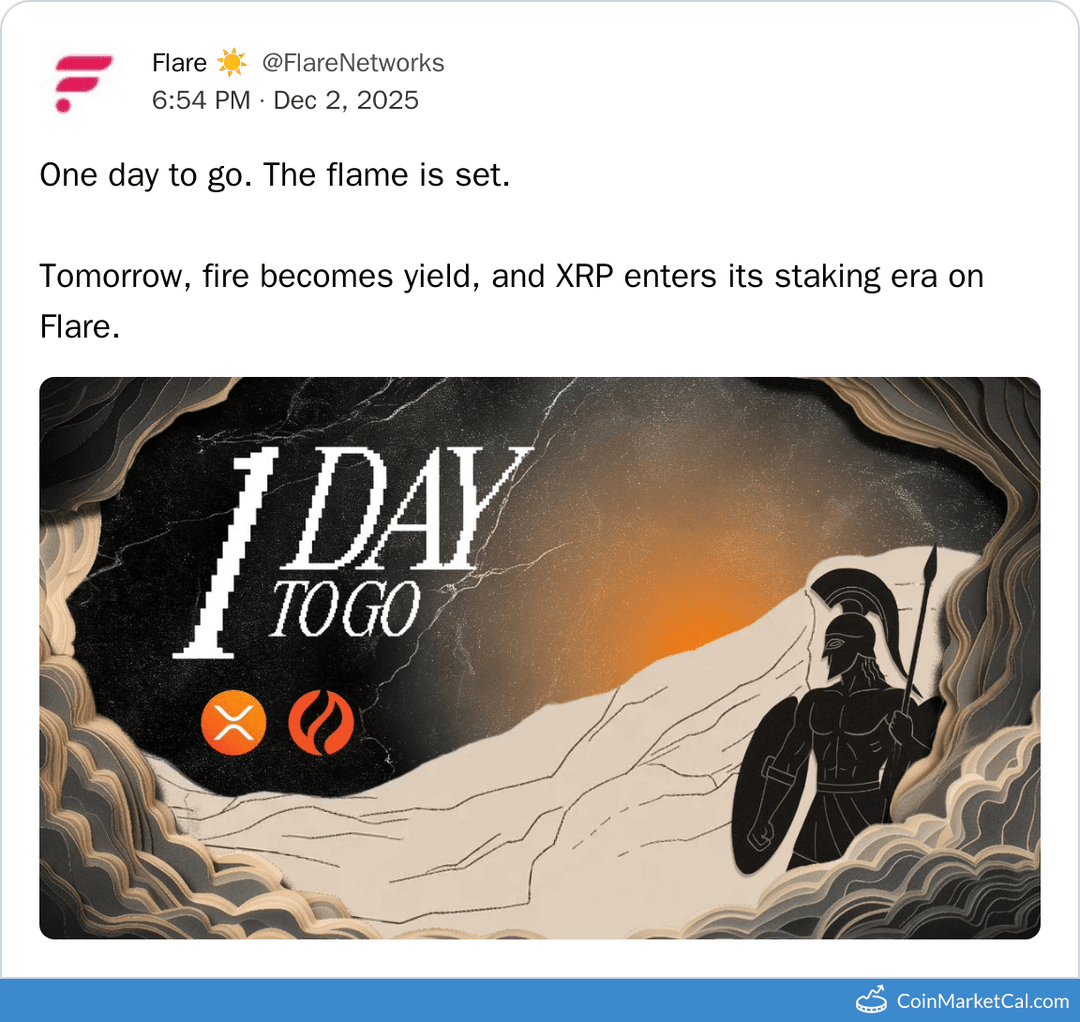 Flare XRP Staking Launch