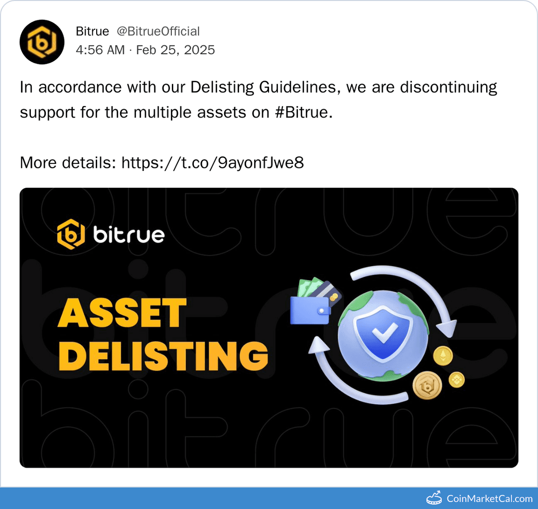 Bitrue Delisting