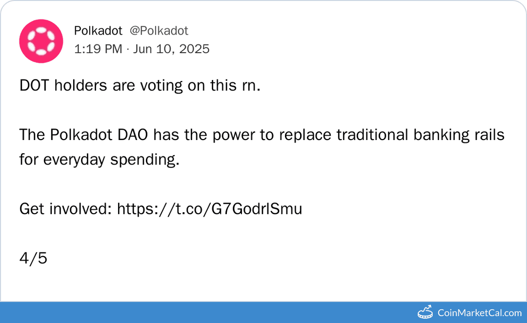 Polkadot DAO Votes on Co-Branded Visa Card Proposal