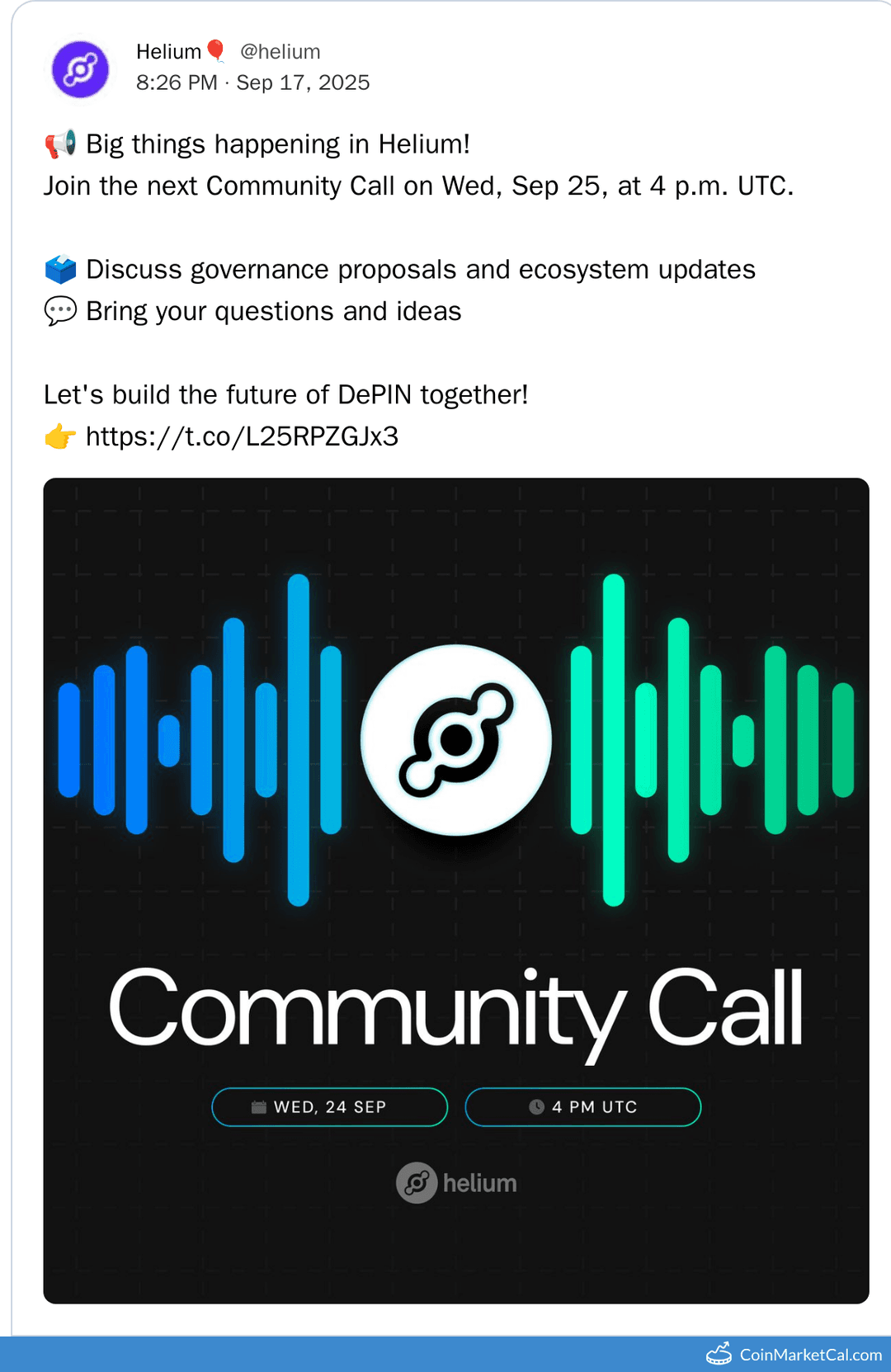 Helium Community Call