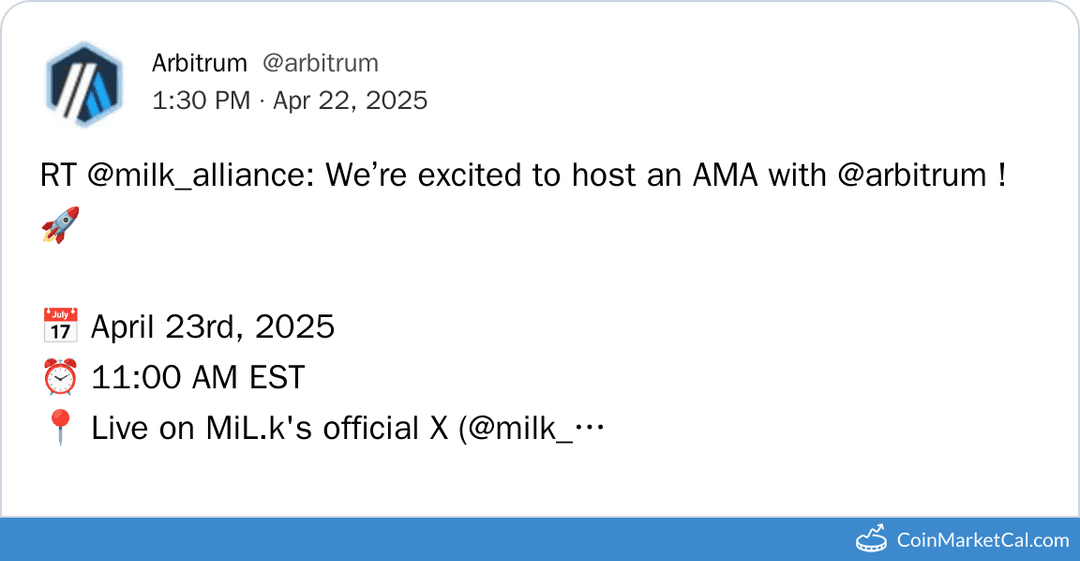 MiL.k Alliance AMA with Arbitrum