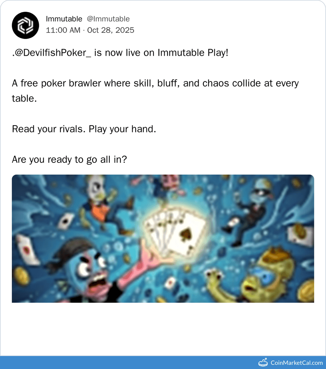 Immutable Devilfish Poker Release