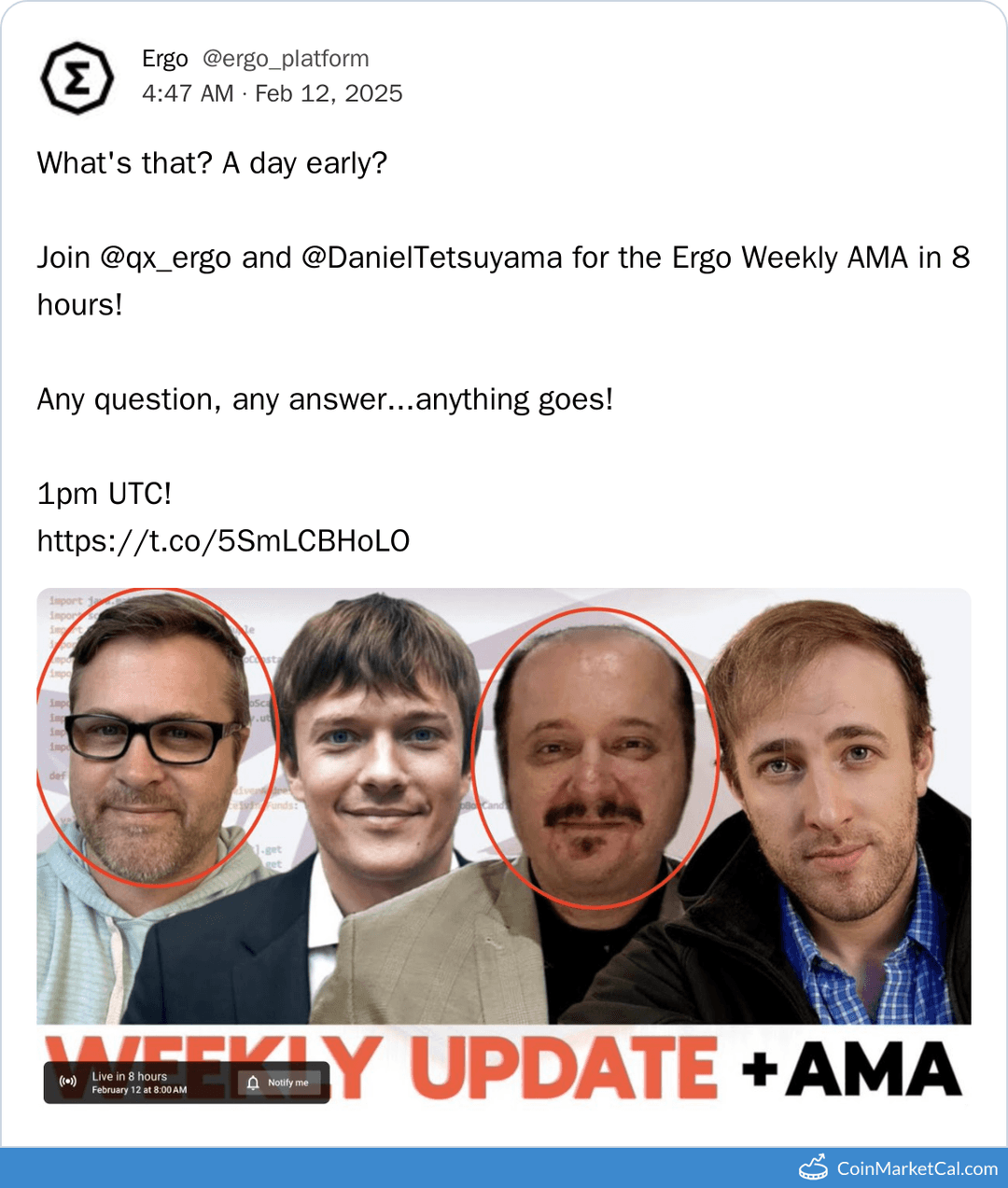 Weekly AMA