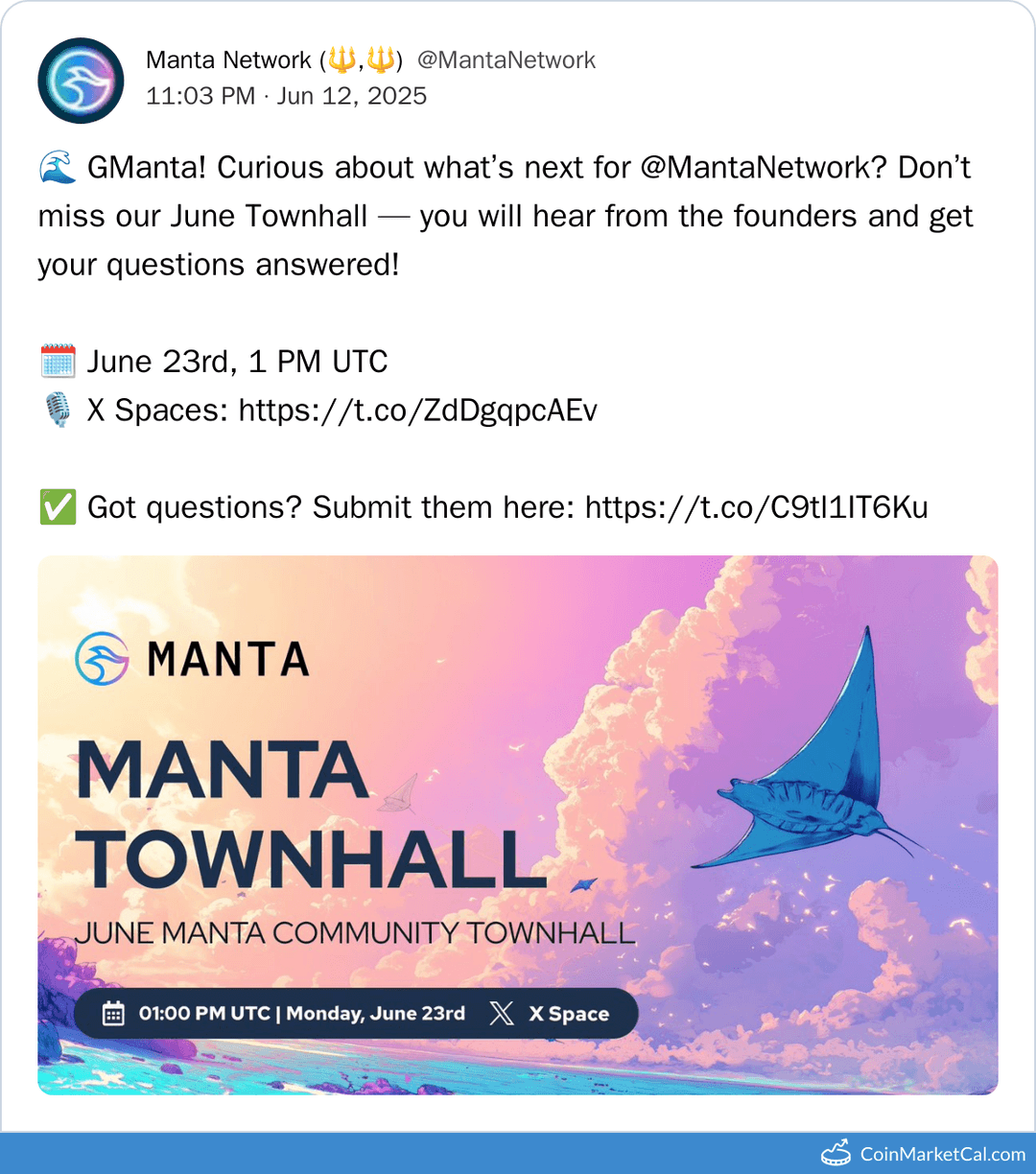 Manta Network June Townhall