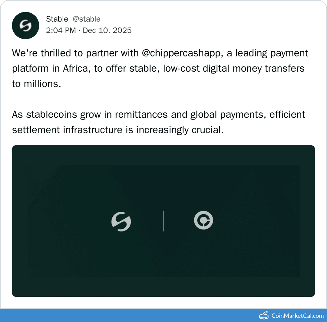 Stable & Chipper Cash Partnership