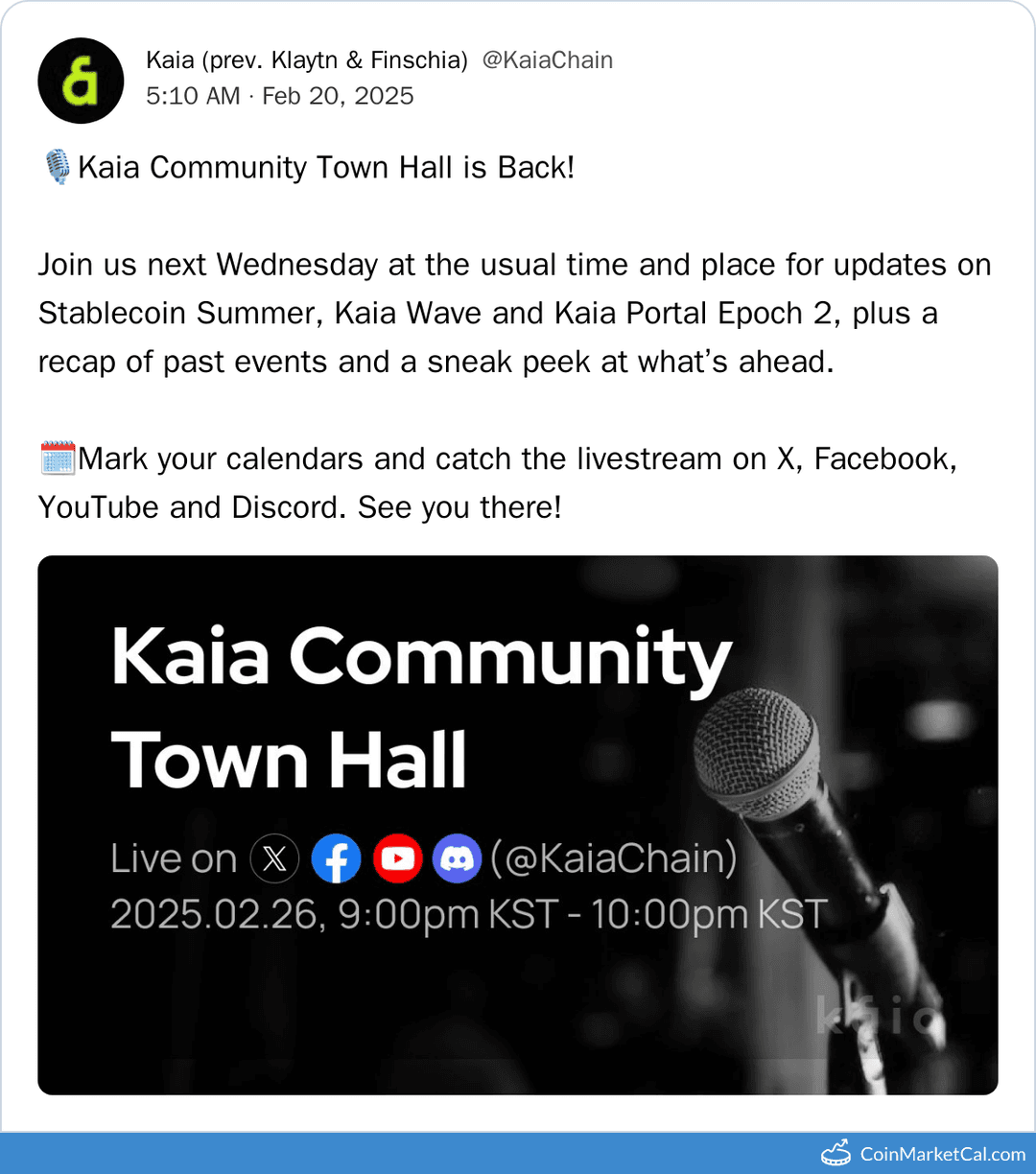 Community Town Hall