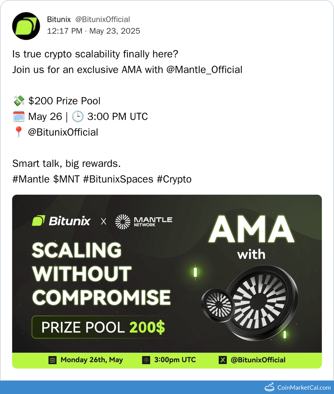 Bitunix x Mantle Network AMA: Scaling Without Compromise