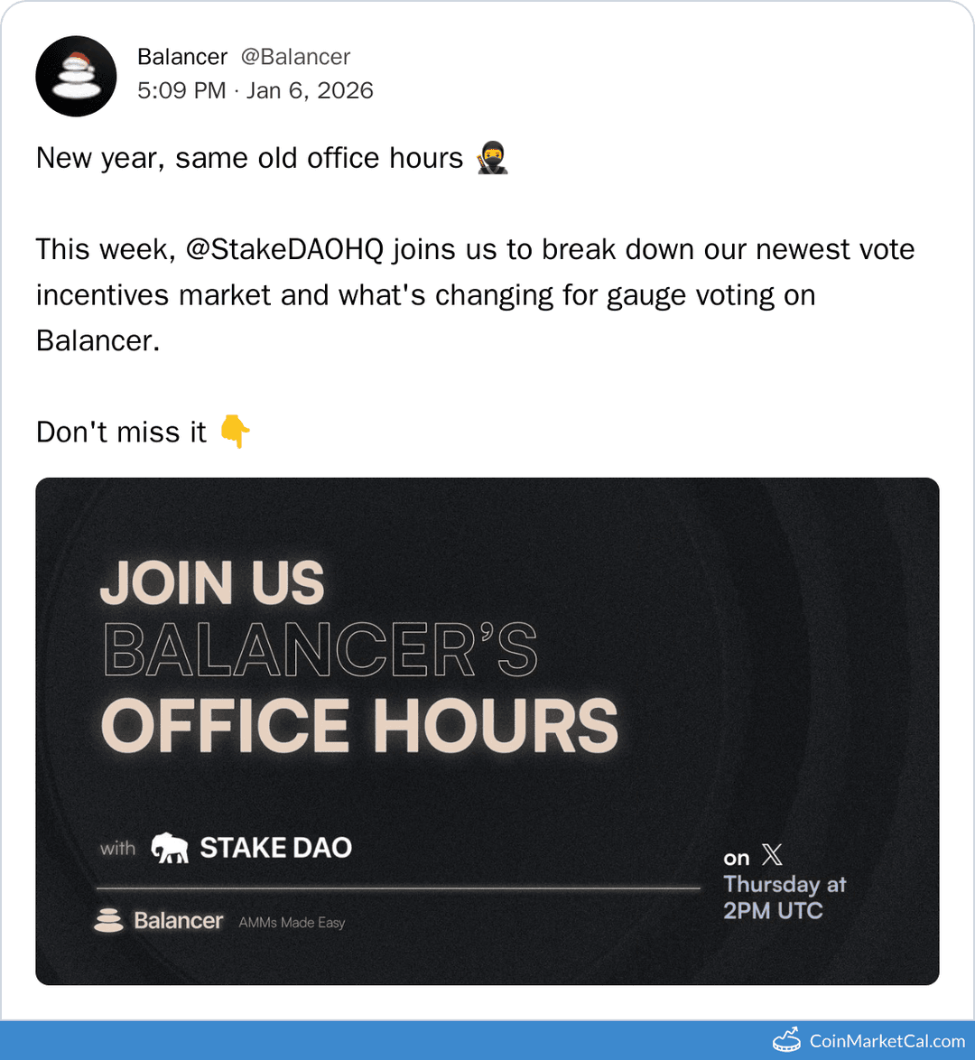 Balancer Office Hours with StakeDAO