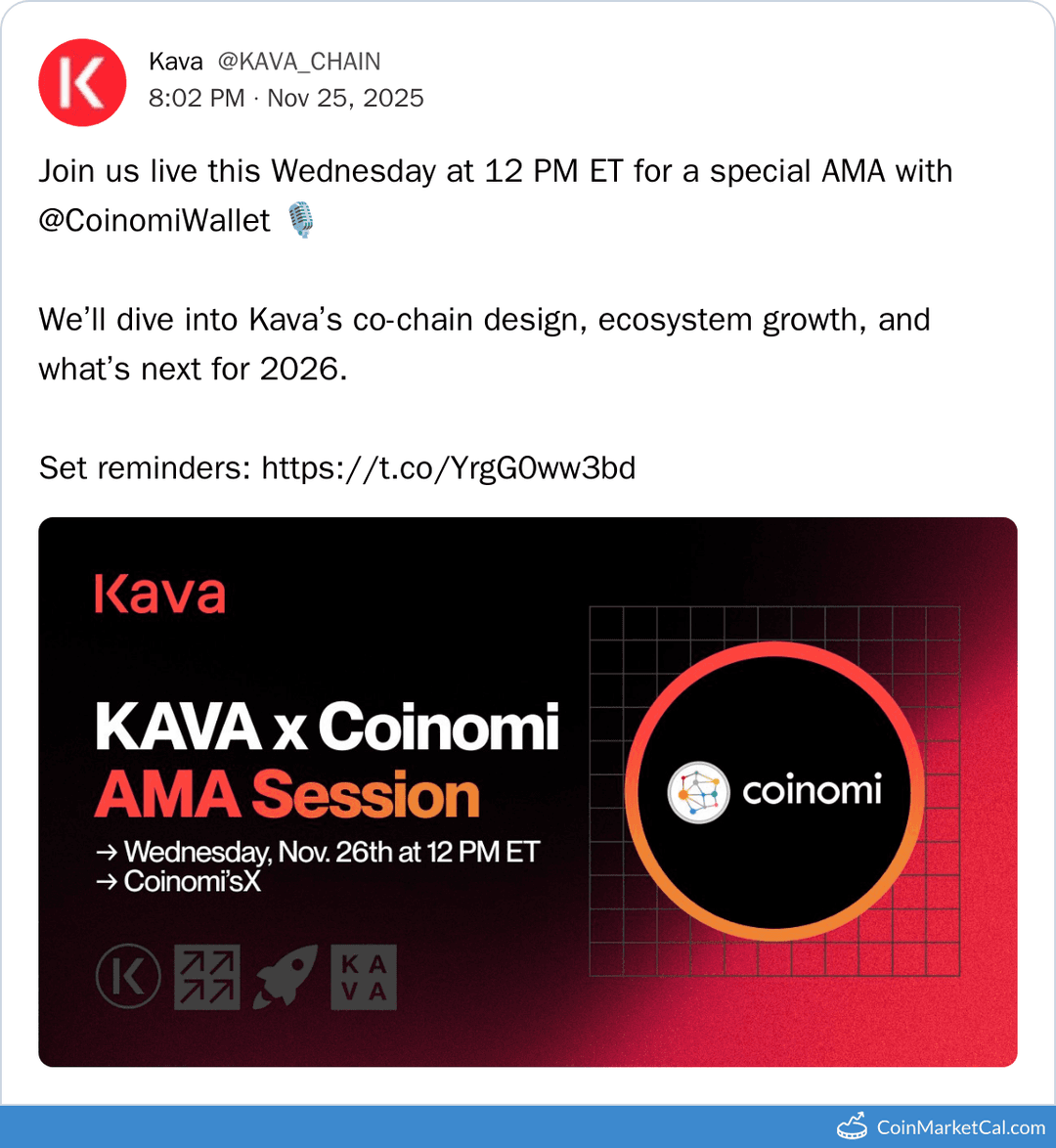 AMA with Coinomi Wallet on Kava's Future